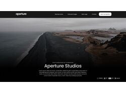 Сайт фотостудії «Aperture»