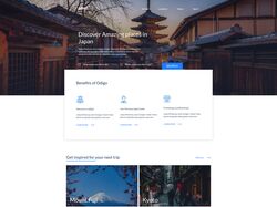Верстка сайта Japan