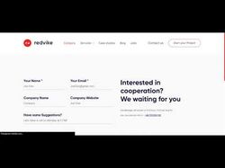 Redvike - Корпоративний сайт