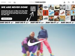Лендинг-интернет магазин кроссовок Nike