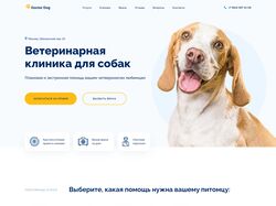 Лендинг для ветеринарной клиники