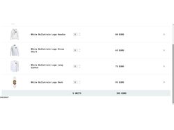 Корзина товаров бренда BulletRain на ReactJS, SCSS