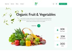Адаптивная вёрстка - Organic food