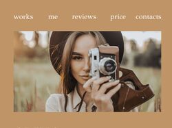 LANDING PAGE | Сайт для фотографа