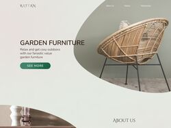 Лэндинг для студии "Rattan"