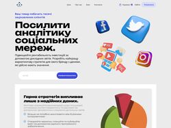 Лендінг сторінки аналітики соцмереж