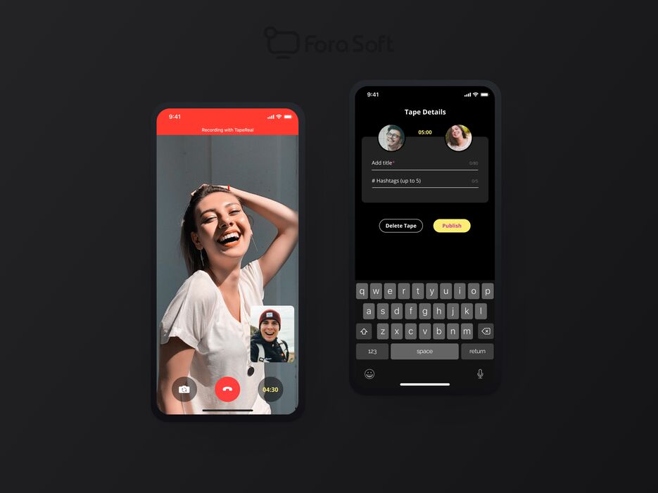Tapereal- use, record and publish video call in one app by Fora Soft.png