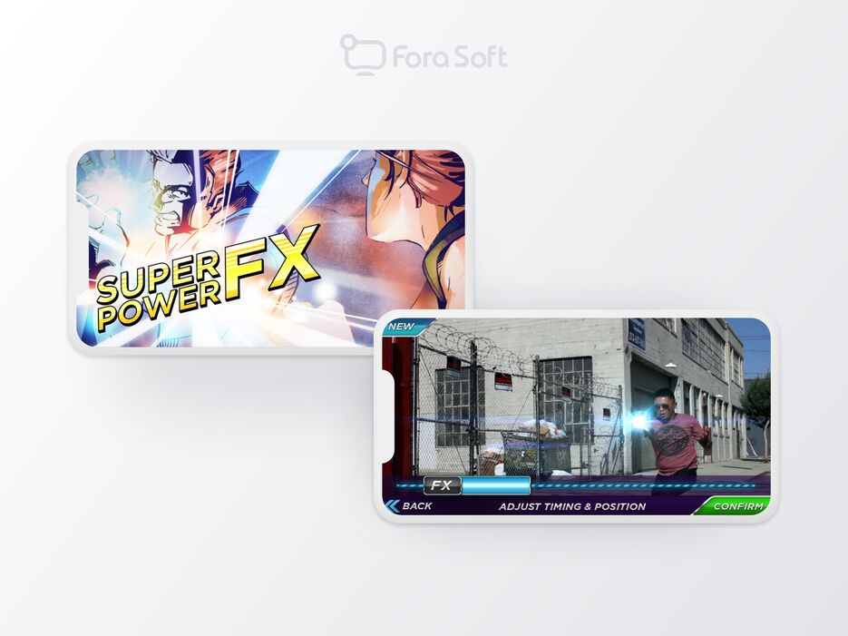 SuperPower FX iOS AR video generation app by Fora Soft screens.png