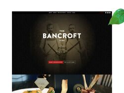 Website design for a meat restaurant
