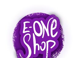 Логотип онлайн магазина одежды E-ONE Shop