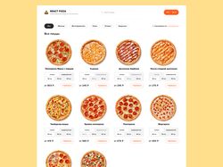Интернет магазин Пиццы на React
