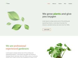 Адаптивный сайт для садоводов