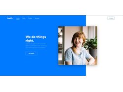 Адаптивная верстка лендинга Amplify