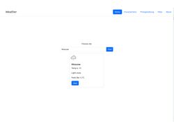 Веб приложение "Погода" на TypeScript