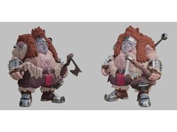 Berserker Roadhog по концепт-арту