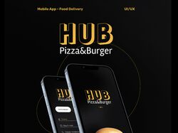 Ui-design for mobile application “Pizza&BurgerHub”