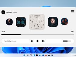 Дизайн інтерфейсу додатка "nothing music"