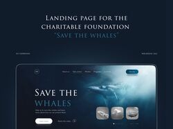 Дизайн сайта для благотворительного фонда "Save"