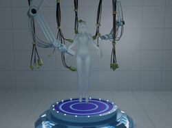 cyber 3d model