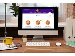 Дизайн-макет для сайта доставки пиццы + адаптивы.