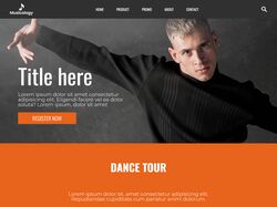 Сайт для школи танців Musicology