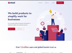 Верстка макета "Mozi"