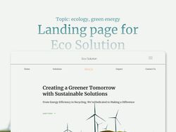 Eco Solution - экология, зеленая энергетика