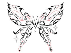 Эскиз бабочки