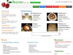 Вкусные кулинарные рецепты на Вкусно.net.ua