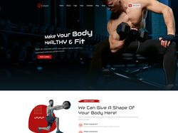 Адаптивная верстка и анимация LandingPage "Gymat"