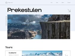 Адаптивная вёрстка сайта Norway-Tours