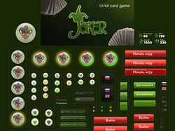 UI kit Joker card game