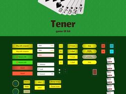 UI kit Tener mobile-game