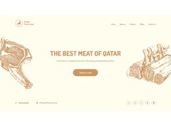 Дизайн / Landing page - Meat