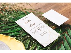 Дизайн весільного запрошення