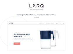 Редизайн сайта Larq