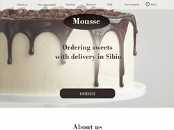 Landing Page/ Сладости на заказ