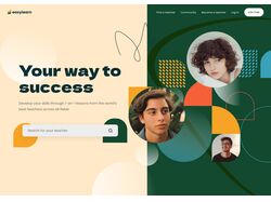 Website homepage design