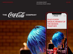 Редизайн корпоративного сайта The Coca-Cola Company