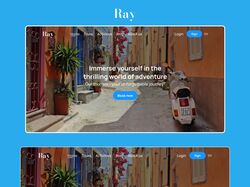 Дизайн сайта для тур-компании "Ray"