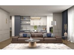 Гостиная / Open space Living Room & Kitchen
