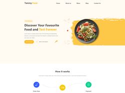 Адаптивная верстка LandingPage "TammyFood"