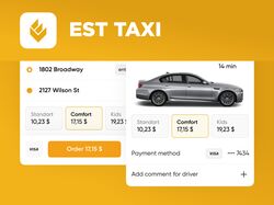 EST TAXI - мобильное приложение для вызова такси