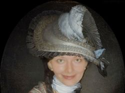 1780Грёз Жан Батист- белая шляпа