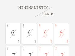 Minimalistic cards