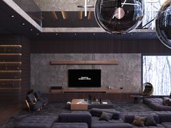 Дизайн кухни-студии