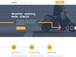 Адаптивная верстка 4-х страниц - Scoot