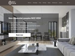 Landing page for the residential complex