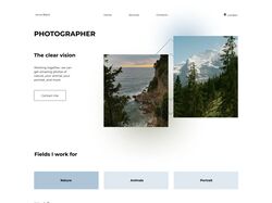 Сайт портфолио фотографа