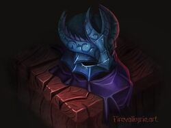 Dark elf helmet concept